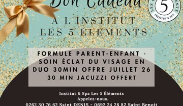 Formule Parent-Enfant – Soin éclat du visage en duo (30 min) offre Juillet 26